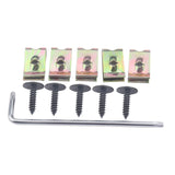Maxbell 100Pcs Screw Nut Clip Gasket M5*19 Accessory No.12 for A5531 Auto