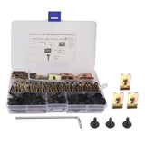 Maxbell 100Pcs Screw Nut Clip Gasket M5*19 Accessory No.12 for A5531 Auto