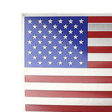 Maxbell 2 Pieces Flag Car Patriotic Stickers Decals Metal Professional Universal Multicolour