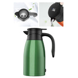 Maxbell 24V Car Truck Kettle Boiler 1400ml Stainless Steel for Milk Camping Green