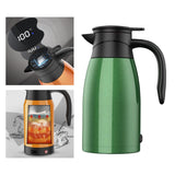 Maxbell 24V Car Truck Kettle Boiler 1400ml Stainless Steel for Milk Camping Green