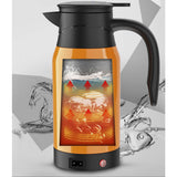 Maxbell 24V Car Truck Kettle Boiler 1400ml Stainless Steel for Milk Camping Orange