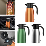Maxbell 24V Car Truck Kettle Boiler 1400ml Stainless Steel for Milk Camping Orange