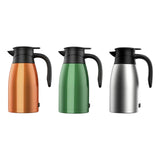 Maxbell 24V Car Truck Kettle Boiler 1400ml Stainless Steel for Milk Camping Orange