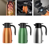 Maxbell 24V Car Truck Kettle Boiler 1400ml Stainless Steel for Milk Camping Orange