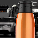 Maxbell 24V Car Truck Kettle Boiler 1400ml Stainless Steel for Milk Camping Orange
