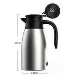 Maxbell 24V Car Truck Kettle Boiler 1400ml Stainless Steel for Milk Camping Silver
