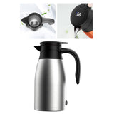 Maxbell 24V Car Truck Kettle Boiler 1400ml Stainless Steel for Milk Camping Silver