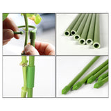 Maxbell 6 Pieces 30cm Plant Support Stakes Plant Fixed for Balcony Indoor Flowers