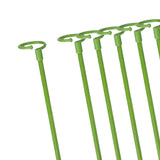Maxbell 6 Pieces 30cm Plant Support Stakes Plant Fixed for Balcony Indoor Flowers