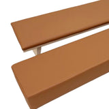 Maxbell Nail Arm Rest Washable Accessories PU for Nail Technician Table Manicure Caramel color
