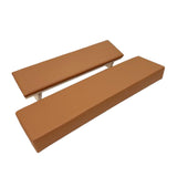 Maxbell Nail Arm Rest Washable Accessories PU for Nail Technician Table Manicure Caramel color