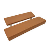 Maxbell Nail Arm Rest Washable Accessories PU for Nail Technician Table Manicure Caramel color