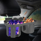Maxbell Universal Car Headrest Cup Holder with Phone Mount for Bottle