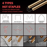 Maxbell Stapler Plastic Welding Machine Nailing for Repairing Bumpers Spoilers Red
