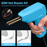 Maxbell Stapler Plastic Welding Machine Nailing for Repairing Bumpers Spoilers Blue