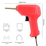 Maxbell Stapler Plastic Welding Machine for Repairing Bumpers Handles Red