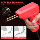 Maxbell Stapler Plastic Welding Machine for Repairing Bumpers Handles Red