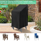 Maxbell 2Pcs Outdoor Furniture Covers Chair Protector with 2 Handles for Outdoor