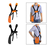 Maxbell Universal Strimmer Shoulder Harness Nylon Belt for String Trimmer Trimmers orange