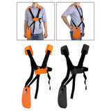 Maxbell Universal Strimmer Shoulder Harness Nylon Belt for String Trimmer Trimmers orange