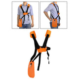 Maxbell Universal Strimmer Shoulder Harness Nylon Belt for String Trimmer Trimmers orange