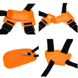 Maxbell Universal Strimmer Shoulder Harness Nylon Belt for String Trimmer Trimmers orange