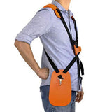 Maxbell Universal Strimmer Shoulder Harness Nylon Belt for String Trimmer Trimmers orange