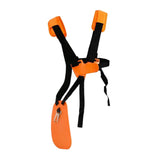 Maxbell Universal Strimmer Shoulder Harness Nylon Belt for String Trimmer Trimmers orange