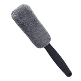 Maxbell Car Wheel Brush Wash Tool Reusable for Fenders Engines Door Plugs Grey