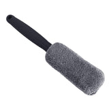 Maxbell Car Wheel Brush Wash Tool Reusable for Fenders Engines Door Plugs Grey