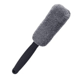 Maxbell Car Wheel Brush Wash Tool Reusable for Fenders Engines Door Plugs Grey