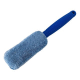 Maxbell Car Wheel Brush Wash Tool Reusable for Fenders Engines Door Plugs Blue