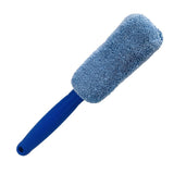 Maxbell Car Wheel Brush Wash Tool Reusable for Fenders Engines Door Plugs Blue