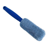 Maxbell Car Wheel Brush Wash Tool Reusable for Fenders Engines Door Plugs Blue