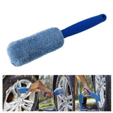 Maxbell Car Wheel Brush Wash Tool Reusable for Fenders Engines Door Plugs Blue