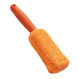 Maxbell Car Wheel Brush Wash Tool Reusable for Fenders Engines Door Plugs Orange