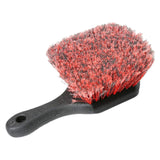 Maxbell Wheel Rim Brush Washing Tool Portable for Door Plugs Grills Truck Wine Red