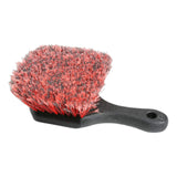 Maxbell Wheel Rim Brush Washing Tool Portable for Door Plugs Grills Truck Wine Red
