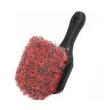 Maxbell Wheel Rim Brush Washing Tool Portable for Door Plugs Grills Truck Wine Red