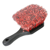 Maxbell Wheel Rim Brush Washing Tool Portable for Door Plugs Grills Truck Wine Red