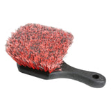 Maxbell Wheel Rim Brush Washing Tool Portable for Door Plugs Grills Truck Wine Red