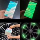 Maxbell 20Pcs Car Wheel Hub Reflective Stickers for Bicycle Night Driving