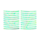Maxbell 20Pcs Car Wheel Hub Reflective Stickers for Bicycle Night Driving