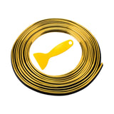 Maxbell Car Interior Moulding Strips Trim Car Gap Fillers for Dashboard Door Gold