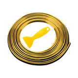 Maxbell Car Interior Moulding Strips Trim Car Gap Fillers for Dashboard Door Gold