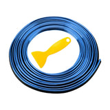 Maxbell Car Interior Moulding Strips Trim Car Gap Fillers for Dashboard Door Blue