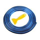 Maxbell Car Interior Moulding Strips Trim Car Gap Fillers for Dashboard Door Blue