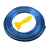 Maxbell Car Interior Moulding Strips Trim Car Gap Fillers for Dashboard Door Blue