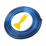 Maxbell Car Interior Moulding Strips Trim Car Gap Fillers for Dashboard Door Blue